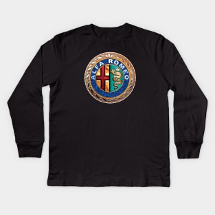 Alfa Romeo 2 Kids Long Sleeve T-Shirt